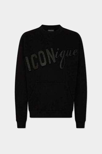 Sweat-shirt à col rond Iconique Relax Fit