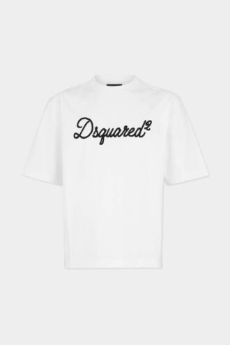 T-shirt ample brodé Dsquared2