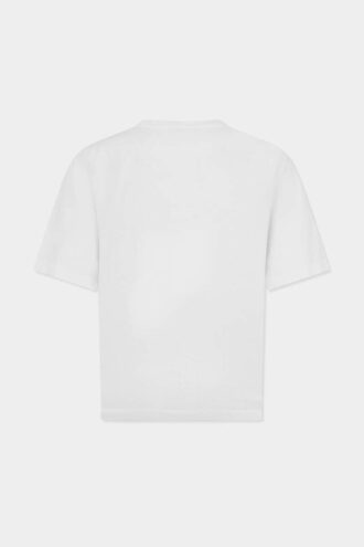 T-shirt ample teint façon vintage