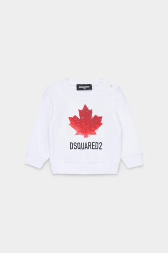 T-shirt à col rond D2Kids pour nouveau-nés avec feuille d&rsquo;érable