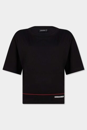 T-shirt court ajusté et aéré Dsquared2 Tape