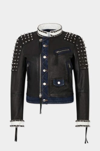 Veste de motard chic et rebelle