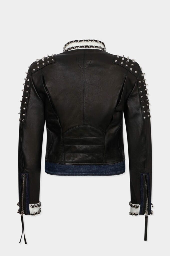 Veste de motard chic et rebelle