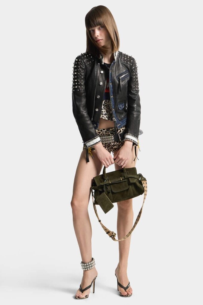 Veste de motard chic et rebelle