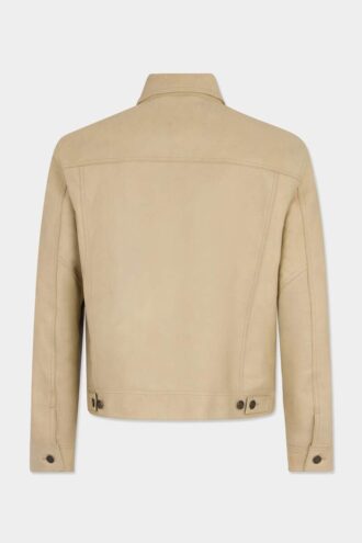 Veste en cuir style jean