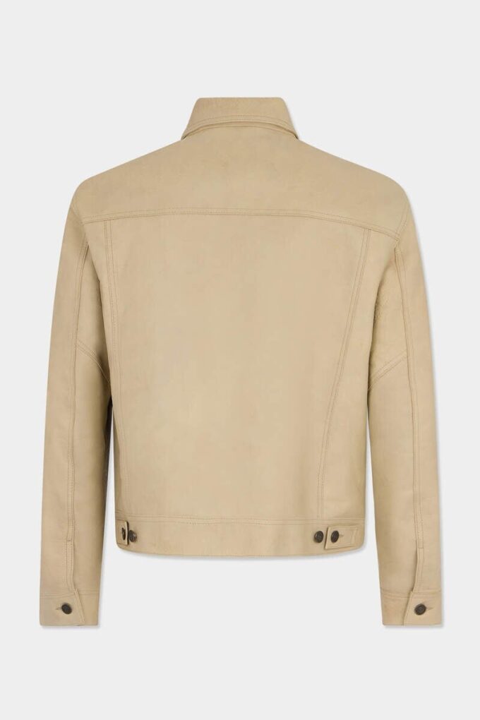 Veste en cuir style jean Veste en cuir style jean