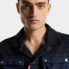 Veste en jean cargo délavage foncé Veste en jean cargo délavage foncé