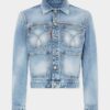 Veste en jean délavé « Light Diagonale » style années 70 Veste en jean délavé « Light Diagonale » style années 70