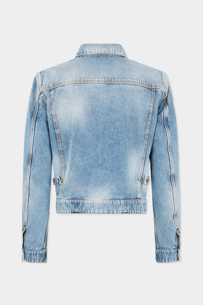 Veste en jean délavé « Light Diagonale » style années 70 Veste en jean délavé « Light Diagonale » style années 70