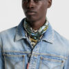 Veste en jean délavé « Light Diagonale » style années 70 Veste en jean délavé « Light Diagonale » style années 70
