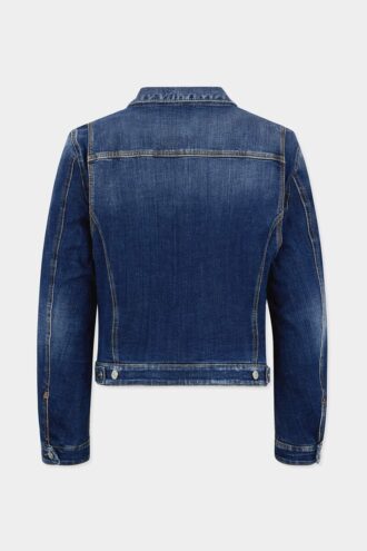 Veste en jean foncé