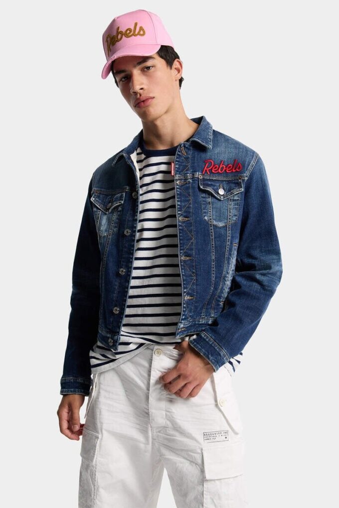 Veste en jean foncé Veste en jean foncé