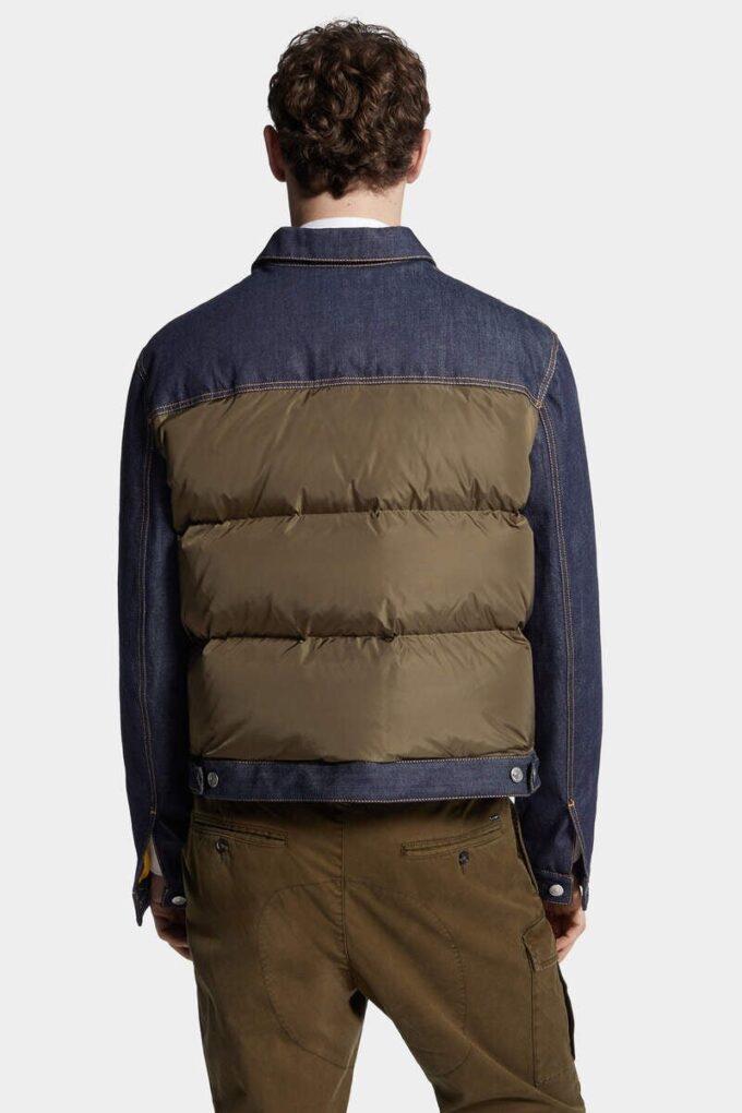 Veste en jean matelassée hybride Veste en jean matelassée hybride