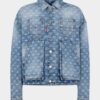 Veste en jean utilitaire délavée claire Veste en jean utilitaire délavée claire