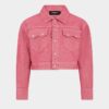 Veste en jeans carrée en denim Oxford