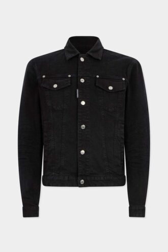 Veste en jeans teint en pièce