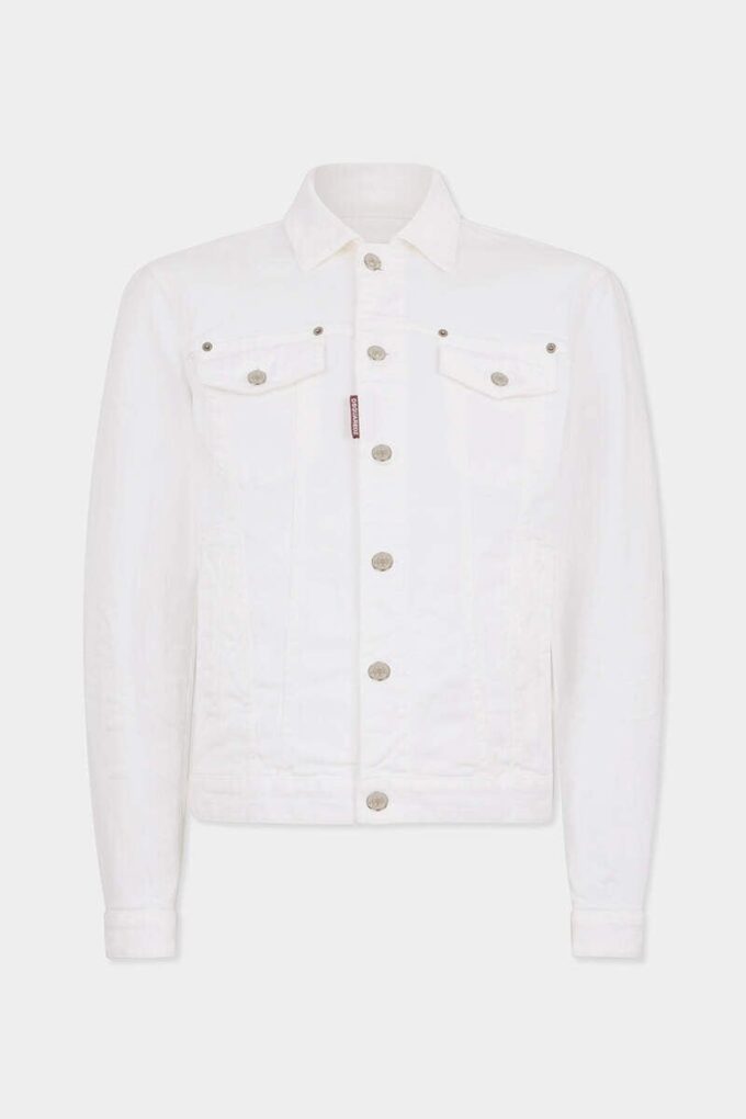 Veste en jeans teint en pièce
