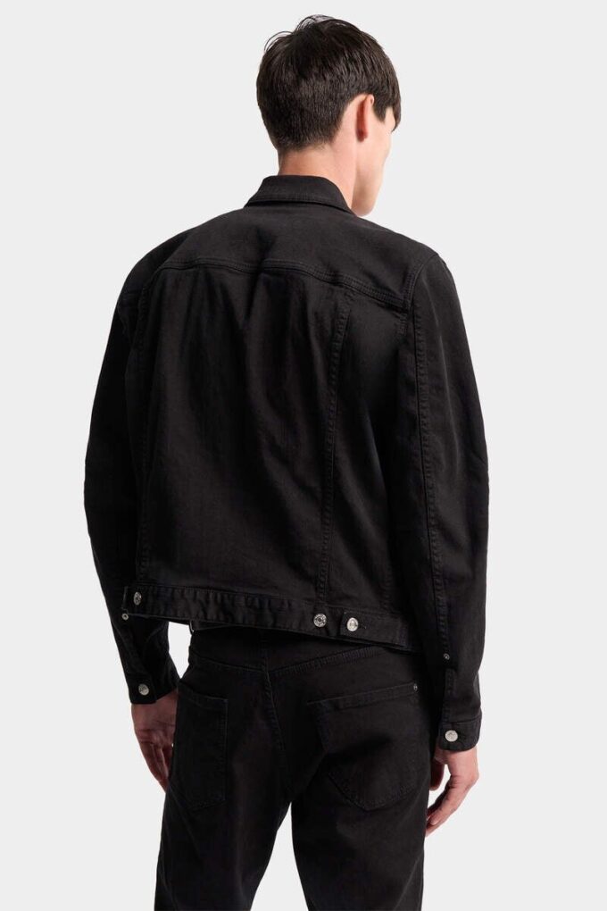 Veste en jeans teint en pièce Veste en jeans teint en pièce